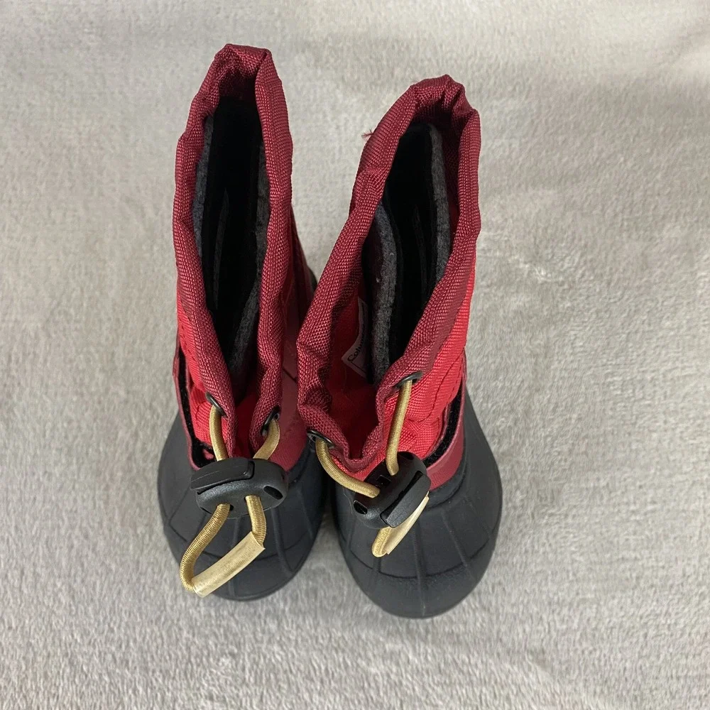 Columbia Powderbug Plus Snow Boot Toddler 6 Red Waterproof Insulated NEW